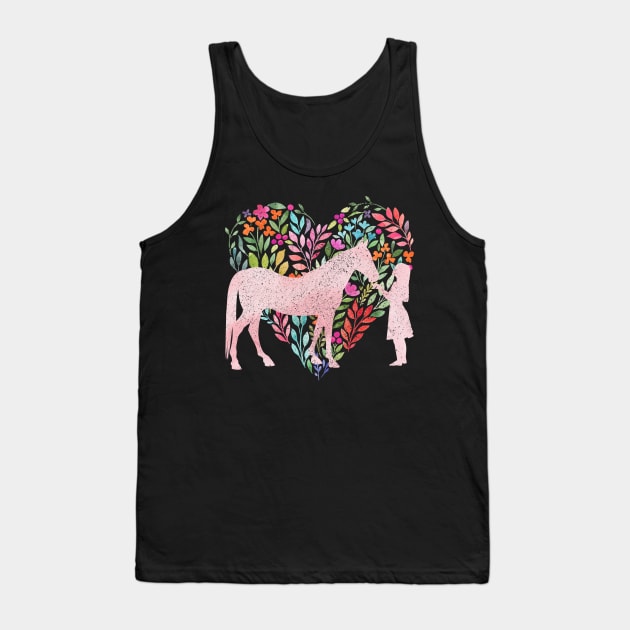 Horse Girl Tank Top by Jay Diloy